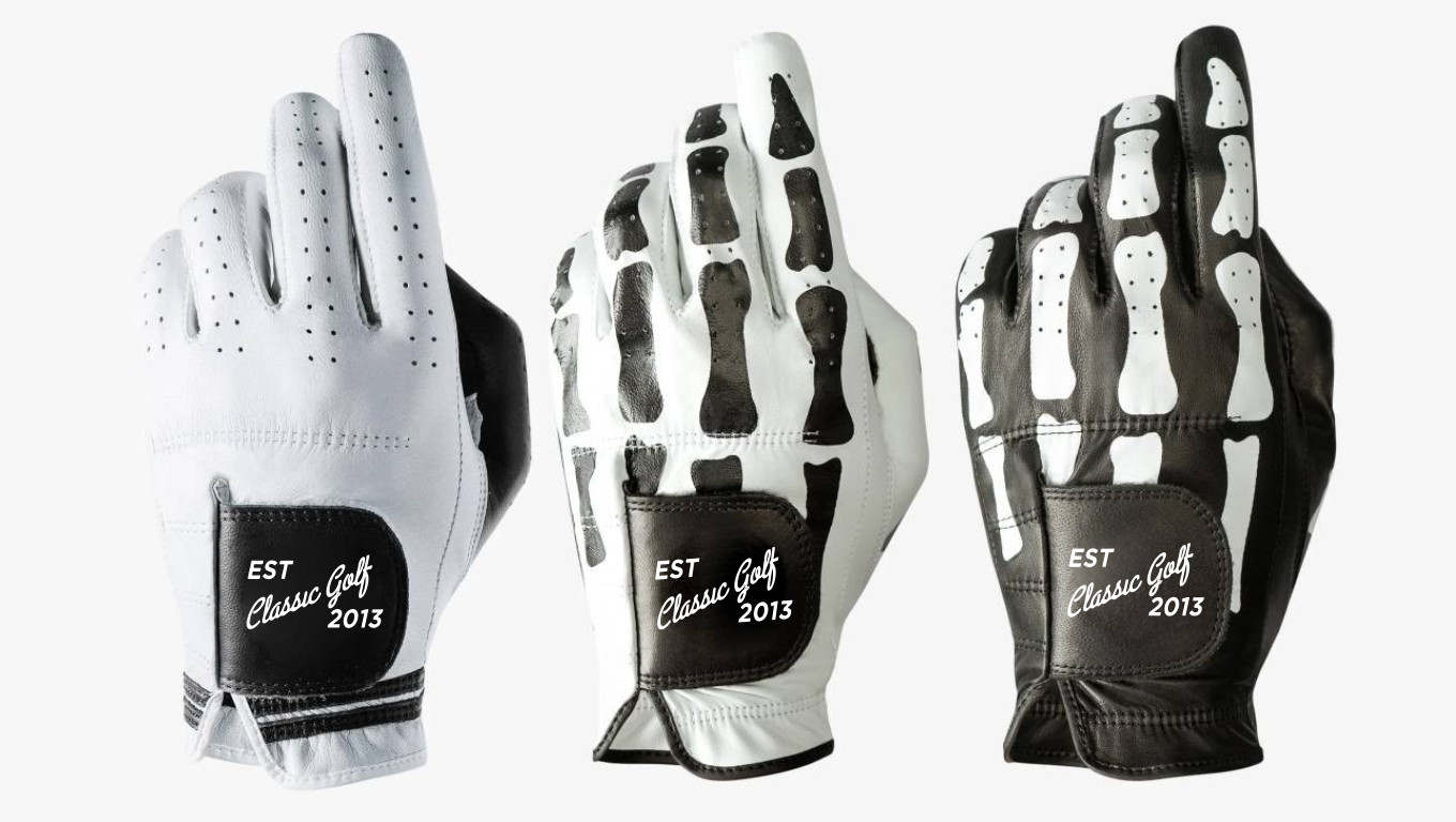 Classic Golf  White Dire Grip Cabretta Leather Glove - Free Masters Ball Marker