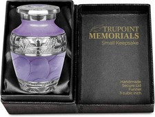 Durable Pearl Finish Urn for Human Ashes - Sophisticated Tribute for Loved Ones