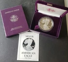 1989 S Proof $1 American Silver Eagle Dollar