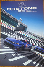 2026 Ford Mustang Poster Signed By 64 Drivers With Free Shipping