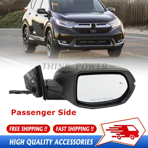 For 2017-22 Honda CRV Side Mirror With BSD Heated Turn Signal Passenger Side