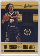 2020 Panini Absolute Memorabilia Rookie Threads Level 1 Zeke Nnaji #RT-ZNN 0v33