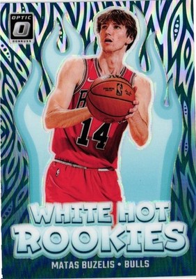 2024-25 Donruss Optic #10 Matas Buzelis White Hot Rookies