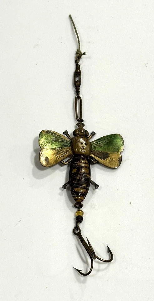 复古 罕见 pflueger MAYBUG 可能会虫钓饵 最早版本  — 第 2/4 张图片