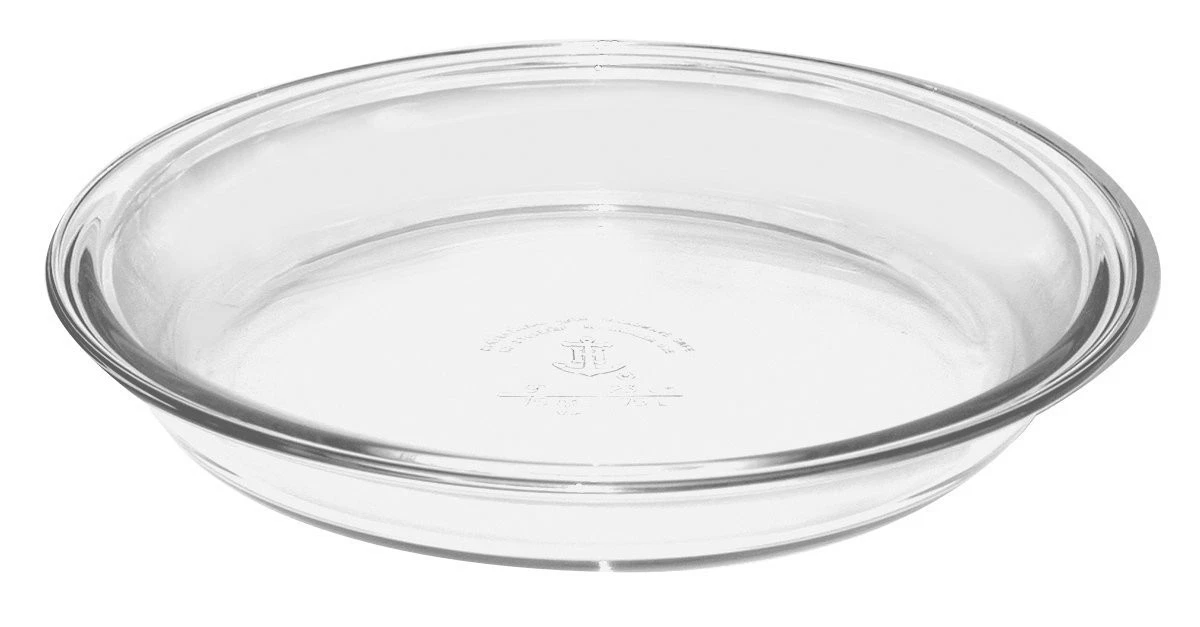 Glass Pie Plate, 9-Inch (Pack of 2)