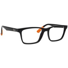 Ray-Ban Eyeglasses RB 7025 5417 Polished Black Square Frame 55 17 145