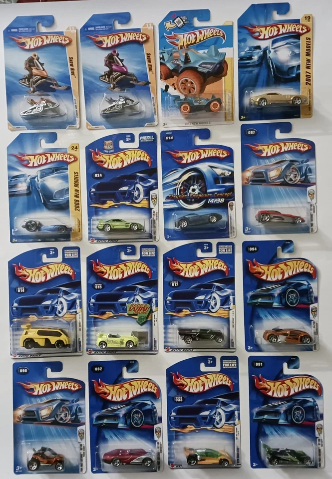 Lot of 60 1995-2012 Hot Wheels All First Editions & New Models (Nice Cards) - Image 4 of 4