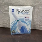 Rotadent ProCare Rotating Rotary Electric Toothbrush White/Blue NEW SEALED