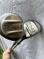 King Cobra 3 And 5 Wood - 14 18 Degrees - Lamkin Grip - Good Condition