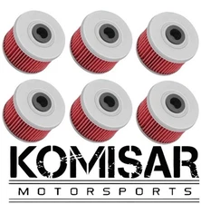 6 Pack Oil Filter for Honda Foreman TRX500 TM FE FM FPE FPM TRX 500 2005-2025