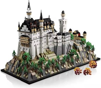 NEU Architektur Neuschwanstein Bayerisches Schloss (21063) 3455 Teile Bausteine