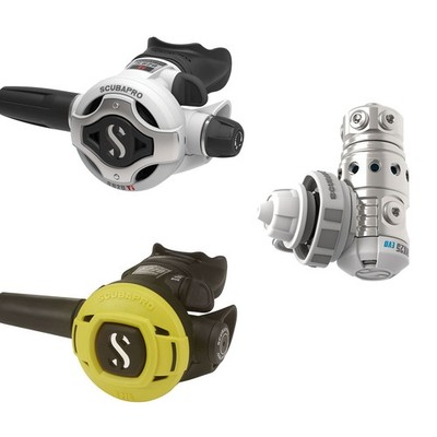 SF-1 TopDeal: Scubapro MK25 EVO white Atemreglerset mit S620Ti weiß & S270 Octo