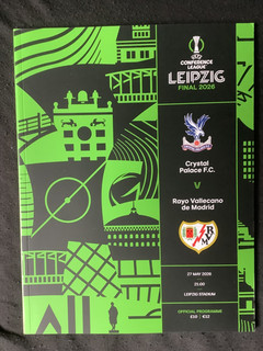2025/26 Crystal Palace v Rayo Vallecano Conference League Final programme 2026