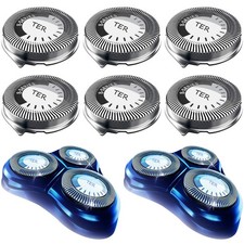 HQ8 Replacement Heads for Philips Norelco Shavers, OEM HQ8 Heads Upgraded, 6-...
