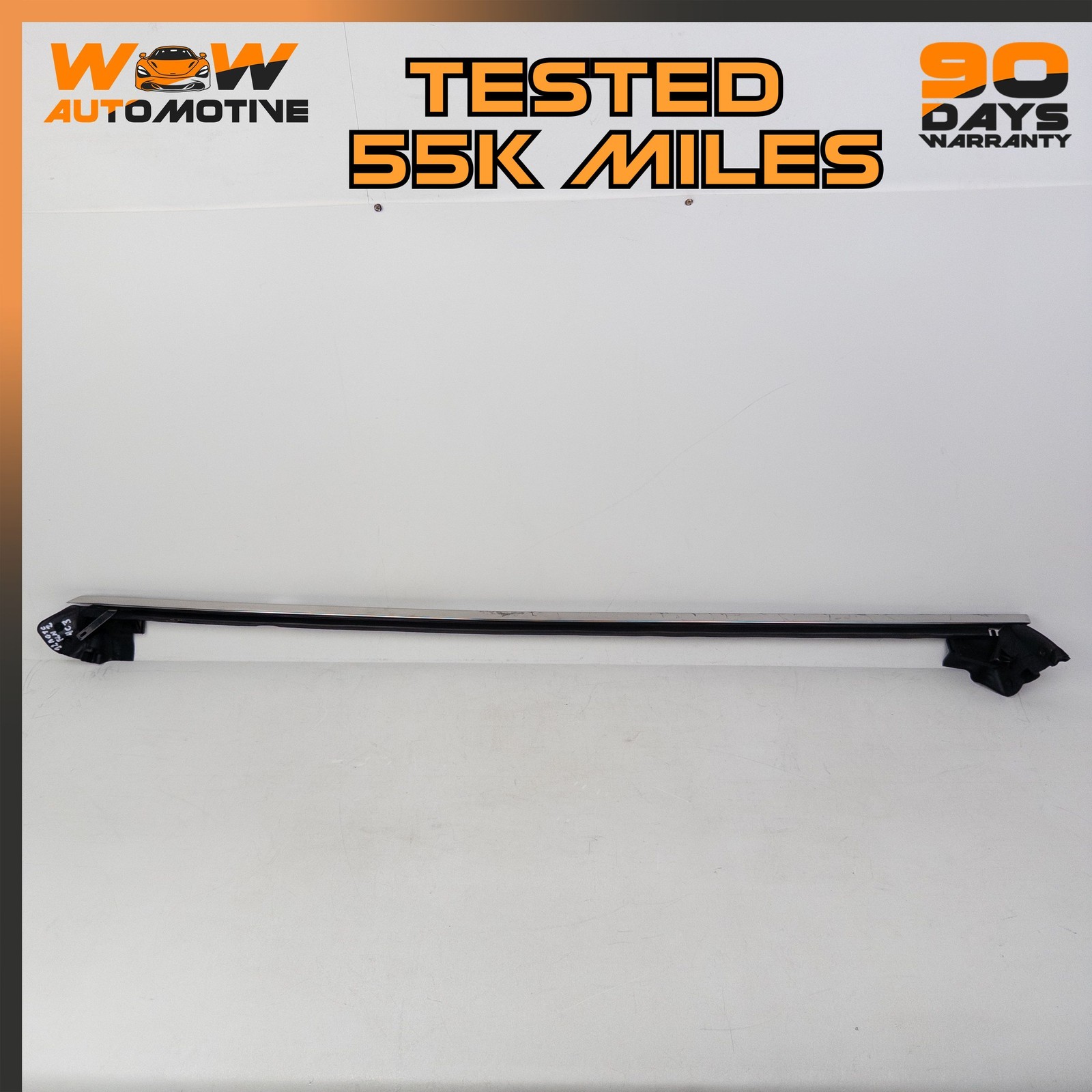 12-17 BENTLEY CONTINENTAL GTC GT FRONT LEFT DOOR MOLDING TRIM SEAL CHROME OEM