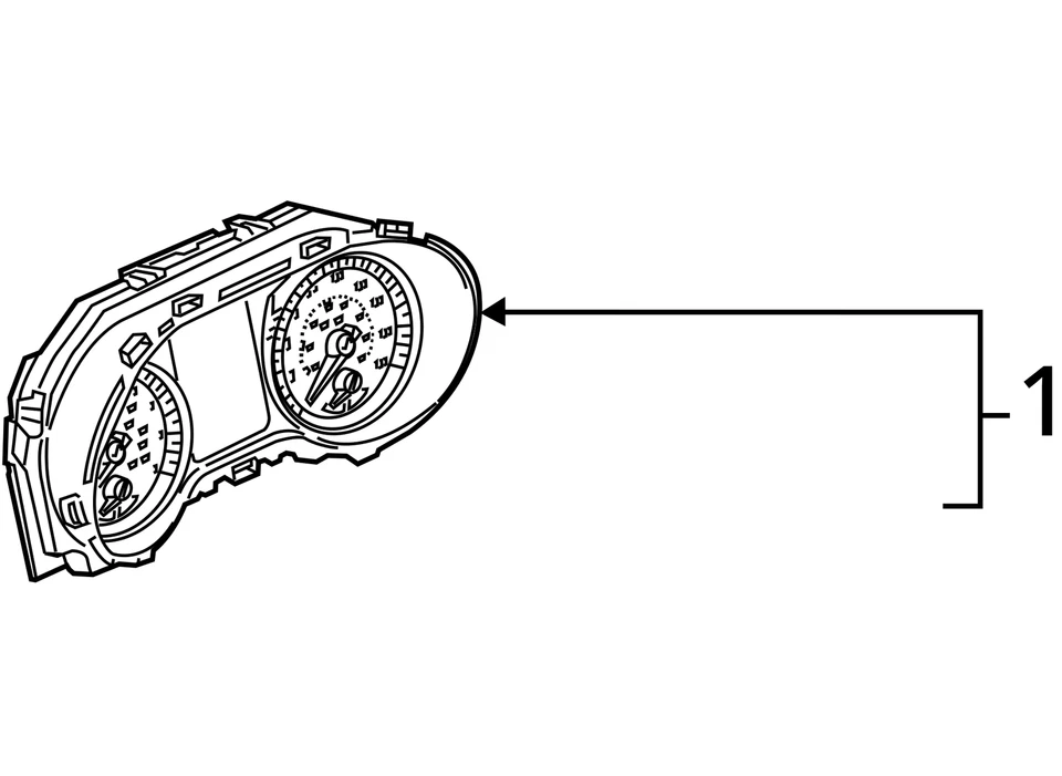 Speedometer Cluster MPH Fits 18-19 INFINITI Q50 797289 - Изображение 3 из 4