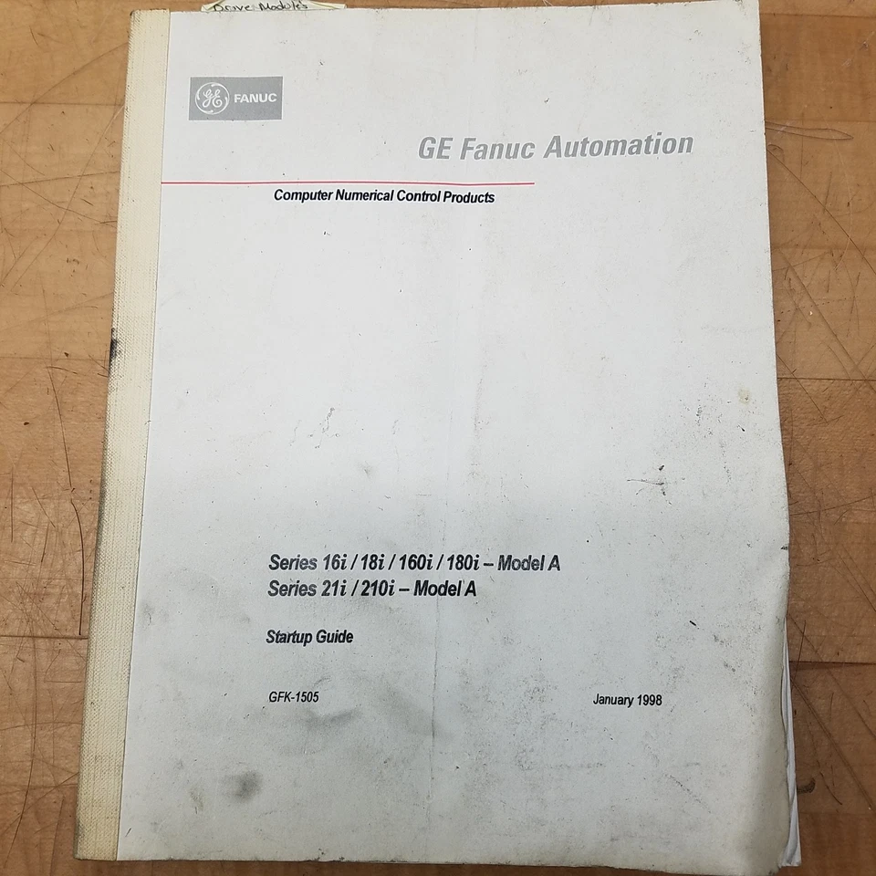 Fanuc GFK-1505 启动指南,适用于系列 16i/18i/160i/180i/21i/210i 型号 A — 第 2/3 张图片