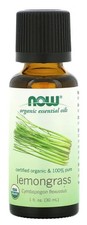 NOW Essential Oils - Lemongrass Oil, Organic, 1 fl oz 30 ml by NOW Essential O