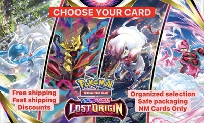 Pokemon Lost Origin - Choose Your Card! Common/Uncommon/Holo/Reverse Holo/Ex