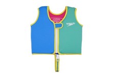 Speedo Unisex-Child Swim Flotation Classic Life Large, Bondi Blue/Fake Green