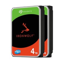 2X Seagate ST4000VN006 IronWolf 4TB Hard Disk HDD SATA 3.5" 5900RPM CMR RAID