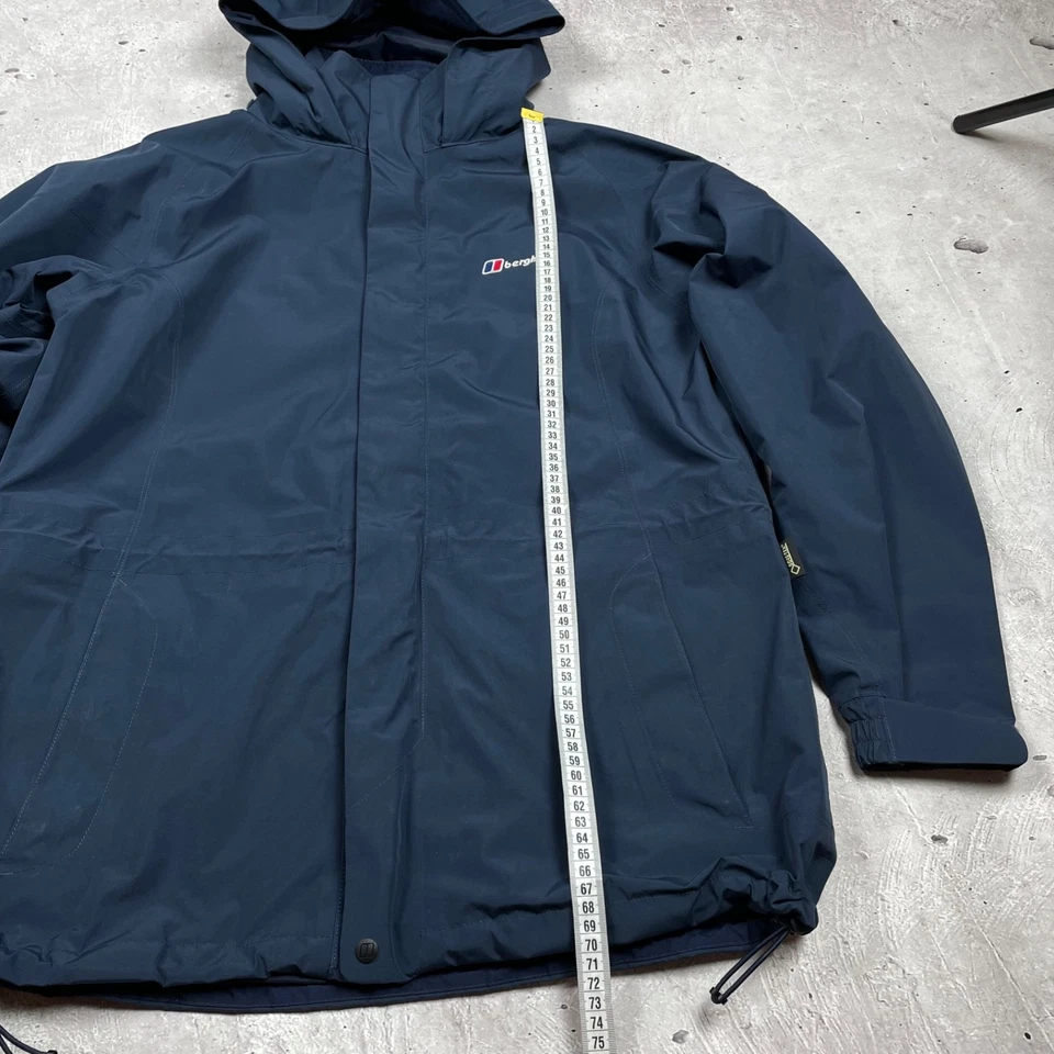Vintage Berghaus Meru Peak Goretex Jacket Mens Size XL Burgundy Liam Gallagher - Image 4 of 4