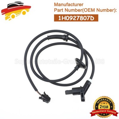ABS Sensor Hinten Links/Rechts 1H0927807D Für VW Golf III IV Cabriolet Vento 1H2