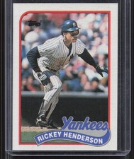 1989 Topps #380 Rickey Henderson