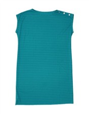 VINTAGE Womens Oversized Basic Dress UK 12 Medium Blue AW19