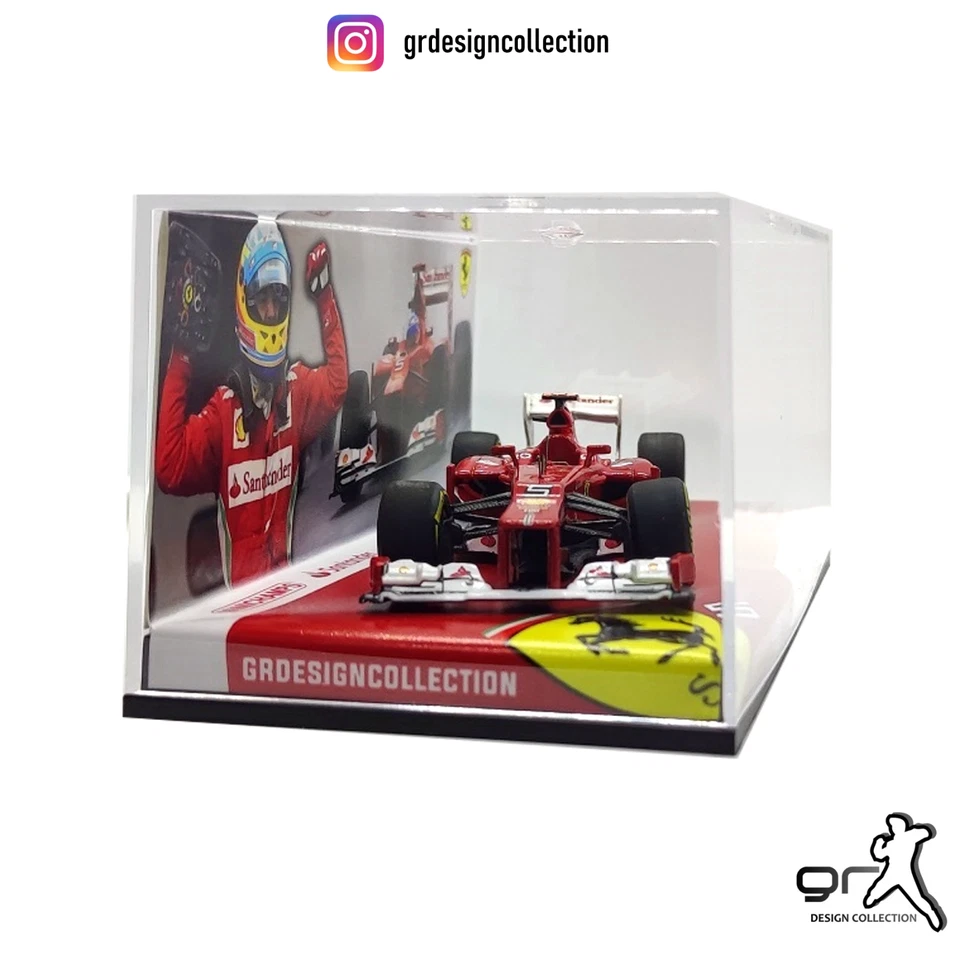 Fernando Alonso - Ferrari F2012 - F1 Winner Malaysian GP 2012 / HotWheels / 1:43 - Immagine 4 di 4