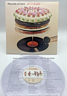 Let It Bleed by Rolling Stones 180g Clear Vinyl Reissue LP Remastered Album