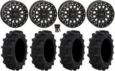 System 3 SB-6 15" Wheels Bk (5+2) 30" Mud XC Tires Commander Maverick