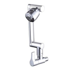 Basin Faucet Single Cold Stainless Steel 1080 Degree Flexible Rotation