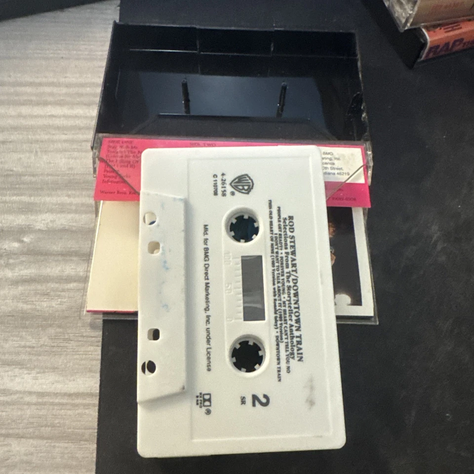 Rod Stewart - Downtown Train 1989 (Audio Cassette) Warner Bros. 26158-4 Foto 2 de 2