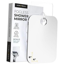 Fogless Shower Mirror for Shaving   Anti-Fog Acrylic Mirror with Razor Small