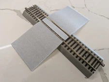 S Scale Railroad Crossing - Lionel American Flyer FasTrack  ~3.5" Concrete