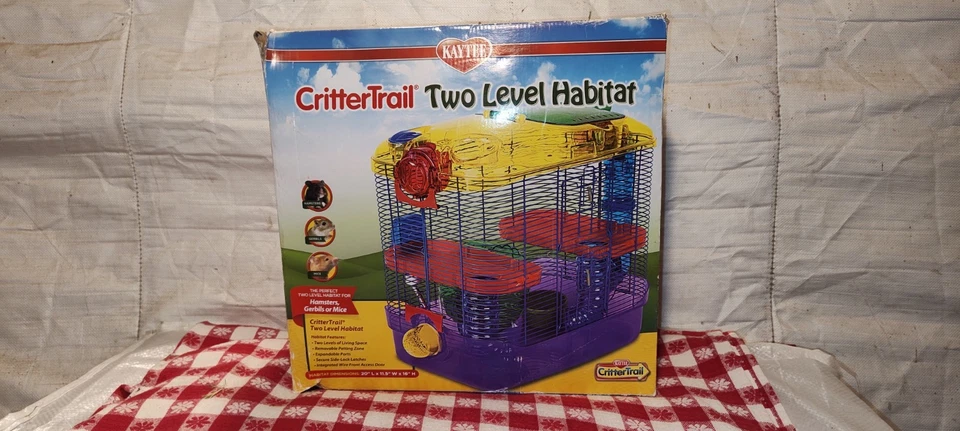 KAYTEE CRITTERTRAIL Dos Niveles Hábitat 20L x11.5W x16H" Foto 2 de 4