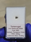 Tamarugal IIIAB Iron Meteorite 0.059g  Fragments Chile 1903 w/ COA — photo 4