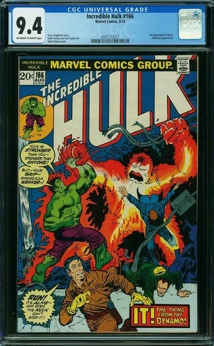 Incredible HULK  #166 Gorgeous OW/WHITE PAGES!  High Grade!  CGC9.4   4187272012