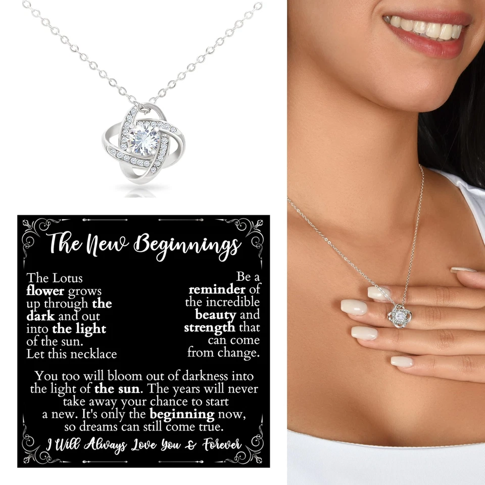 Nuevo collar para principiantes para mujer, regalo de divorcio para mujer, regalos para romper ne... Foto 4 de 4