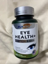 FlyNew Eye Health Supplement, Eye Care with Lutein& DHA Exp 11/26