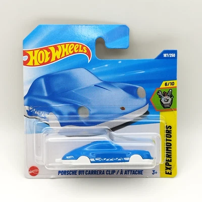 Hot Wheels 1/64 Porsche 911 Carrera Clip - Mainline 2025 - Experimotors - Neuf - Photo 1/4