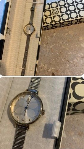 Orla Kiely Ladies Analogue Classic Quartz Watch with Stainless Steel StrapOK4065