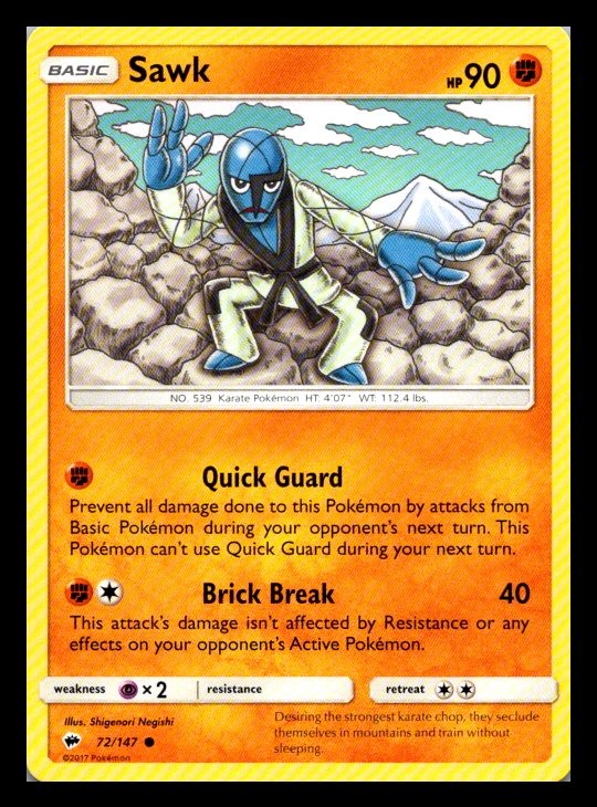 Sawk SM - Burning Shadows 72/147 NM