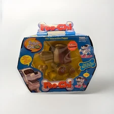 Vintage 2000 Tiger Poo-Chi Interactive Robo-Chi Puppy Dog Robot Gold New *Read*