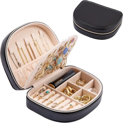 ProCase Travel Size Jewelry Box, Medium Portable Medium, Black 