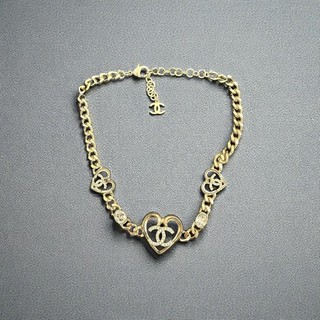 CHANEL CC Crystal Choker Pre owned Authentic