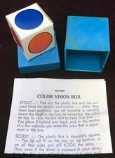 Vintage SS Adams Color Vision Box