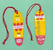 Winchester Model 74 Pre-64 Hang Tag Reproduction