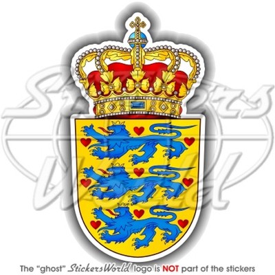 DÄNEMARK Wappen Dänemarks Dänische Auto Aufkleber Sticker Decal